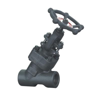 China A105N F304 F316L Oil Plug Disc Customized Forged Steel Plug Welded Y Type Globe Valve for sale