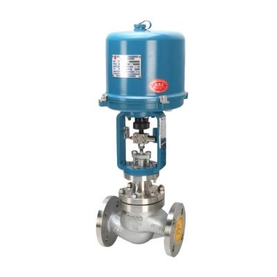 China Oil S-Model DN50 WCB PN100 Electric Actuator Globe Valve For Flow Control for sale