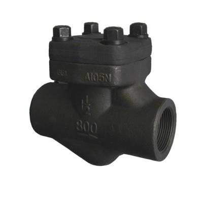 China Boiler 150 800 Grade Forge Steel Steam Spring Lift Type Pornd Check Valve For Boiler for sale