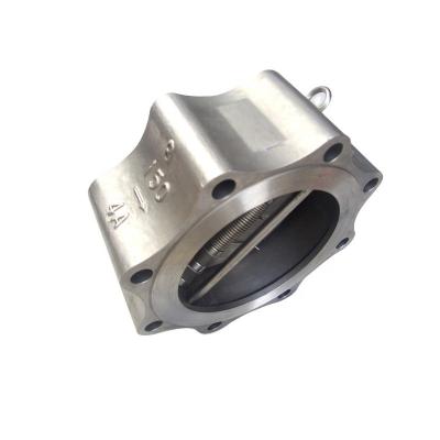 China Oil And Gas Wafer Lug Stainless Steel CF8 CF8M Duo Plate Disc Non Return Valve for sale