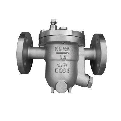 China Free Standing Type CS41H CF8 CF8M DN25 PN16 Floating Ball Steam Trap for sale