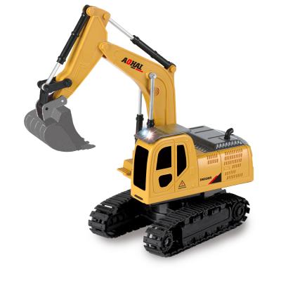 China RC Hobby Qilong rc excavator model toy monster trucks rc remote control toys truck remote control car kids electric excavator toys truck for sale