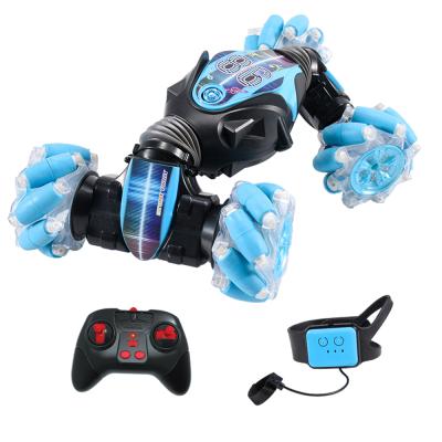 China RC Hobby Qilong Gesture Feeling Remote Control Car Finger Watch Remote Control Finger Feeling Stunt Offroad RC Remote Control Car for sale