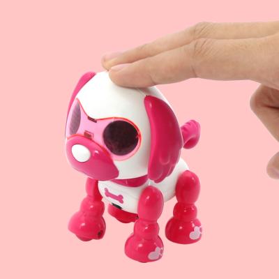 China Toy Qilong Smart Recording Talking Mini Electric Musical Interactive Recorders Funny Educational Emotion Toys Puppy Robot Dog for sale