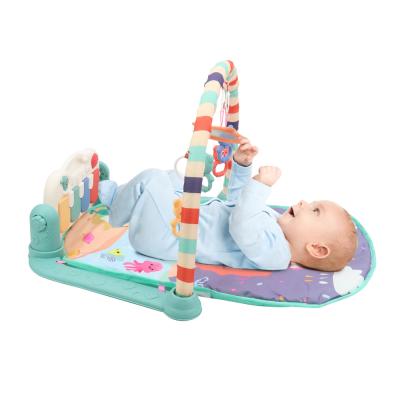 China Qilong Baby Gym Toys Newborn Infant Sleep Toys Activity Soft Gym Floor Child Cotton Piano Keyboard Baby Crawling Game Musical Mat 54*71.5*44CM for sale