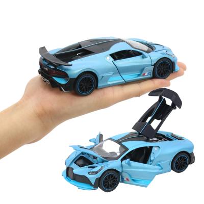 China Children's Diecast Toy Car Toys Qilong Die Cast Car Toy Vehicles Pull Back Diecast Toy Vehicles Model Car Die Electric With Opening Doors for sale