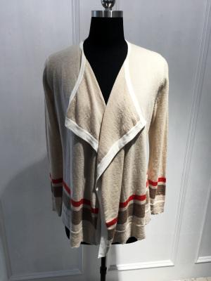 China Anti Shrink Cashmere Cardigan Womens , Women'S Open Front Cardigan Sweaters for sale