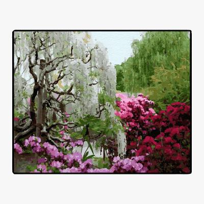 China Frame 40*50 canvas paintboy CLASSIC handmade paint by numbers for kids plants trees forests GX37320 for sale