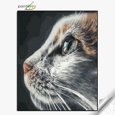 China Cat lovers beach oil painting abstract GX37082-40*50 diy oil painting fashion painting for sale