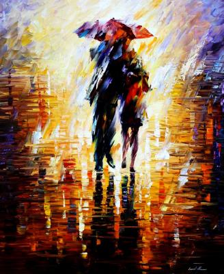 China Impressionist GZ645- 40*50 Sweet Love Under The Umbrella Pictures For Fabric Painting for sale