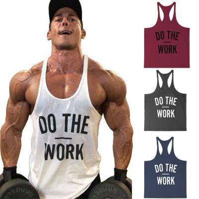 China Wholesale Fitness Smooth Muscle Anti-pilling Shirts Men Bodybuilding Sleeveless Tank Tops for sale