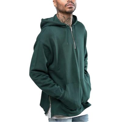 China custom high end blank Anti-wrinkle HS hoodies bulk hoodie wholesale with side zipper plain zip up hoodie for men for sale