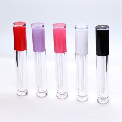 China Clear 5ml lip gloss cosmetic tube with magic wands, mascara tube and eyeliner tube, for DIY lip gloss balm for sale