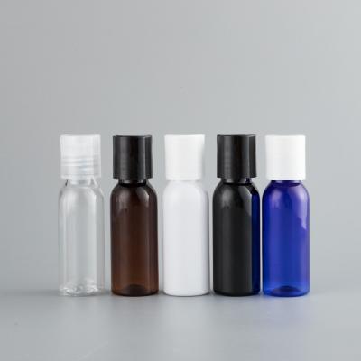 China Cosmetic 30 ml 50ml empty bottle with disc cap, travel sample containers, for lotion gel emulsion for sale