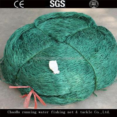 China PE Nets Green Color 33PLY HDPE Mackerel Nets for sale