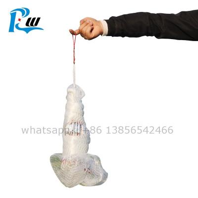 China Small waterproof mono hand cast net, mullet cast net for sale