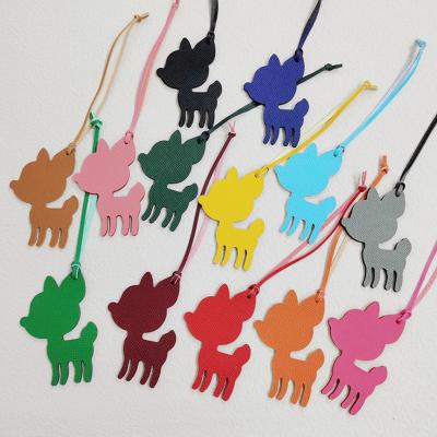 China Bag Hanger Letter Charm Deer Ornaments For Women Leather Handbag Decoration Pendant For Women Ladies Backpack Bag Charm Accessories Ornament for sale