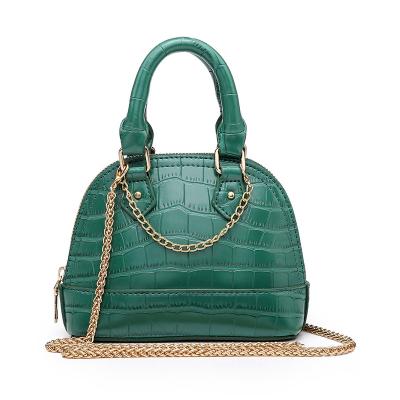 China Shell Bag Fashion Women Crocodile Luxury Handbags Fashion Brand Chain Shoulder Bag for sale