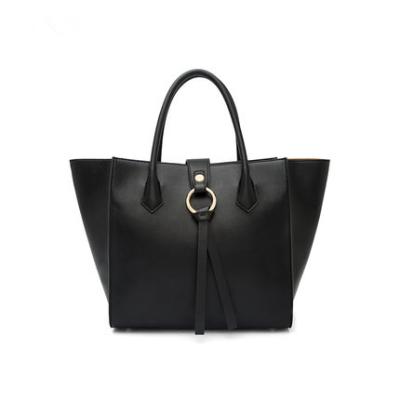 China 2020 fashion newcomers OEM custom design large tote bag fashion ladies purses genuine leather handbags for sale