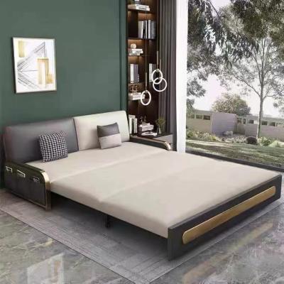 China Modern simple sofa bed sheet double small family double use multi-functional storage foldable Convertible sofa for sale