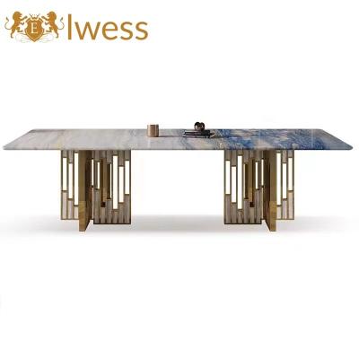 China Simple  square  classic  console  table  meeting room  restaurant table set for sale