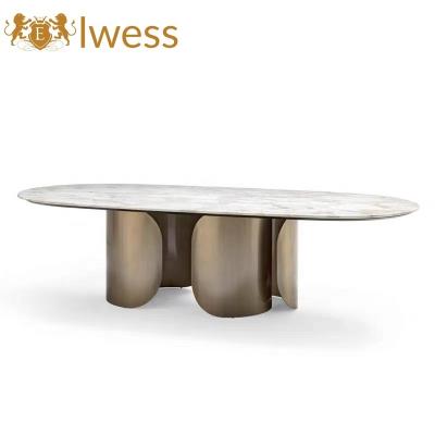 China custom made circular table restaurant wedding oval brass console round table top for sale