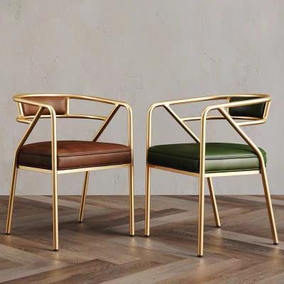 China Nordic home computer chair backrest modern hotel office meeting negotiation stainless steel dining chair for sale