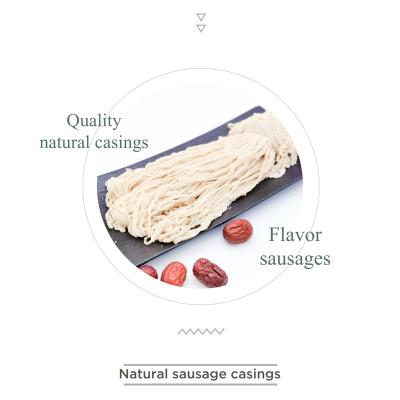 China Organic cured pork case 100% natural sausage casing made in china by factory directly -38/40 aa for sale