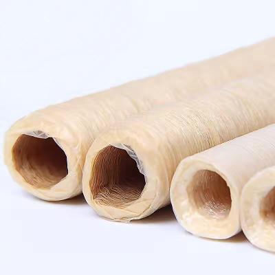 China Artificial casing 28mm edible sugar free collagen sausage casing for sale