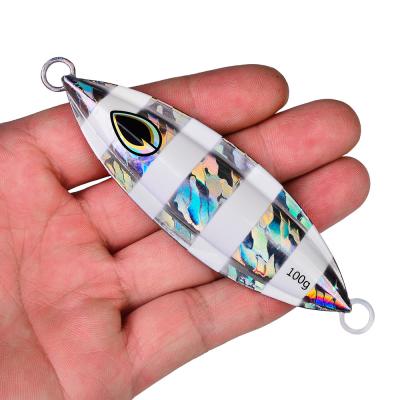 China Gramos 2021 Lure 60 Swimming Lure Jig 80g 100g 150g Newcomer Vivid Action Long Fish Lure Specials for sale