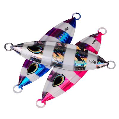 China Bright Bright Fish Action 5 Colors Bait Metal Swimming Hard Lure Fishing Lure Building 150g Slow Pitch for sale