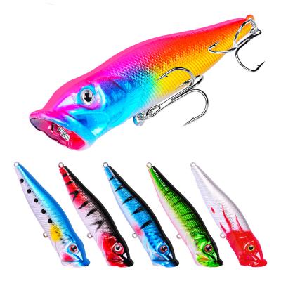 China 2021 New Arrival 95mm 12g 3d Action Vivid Fish Action Custom 6 Color Swimming Snap Sea Fishing Lures Hard Topwater for sale