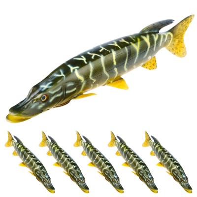 China 20CM Pike Bait 66G Medium Floating Bass Vivid Fish Swimming Action 8