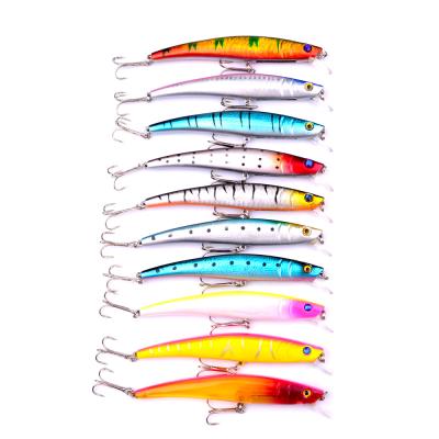 China Vivid Fish Action 115mm ABS Plastic 10g Hard Swim Fishing Best Lure Fishing Long Lure Flying Minnow for sale