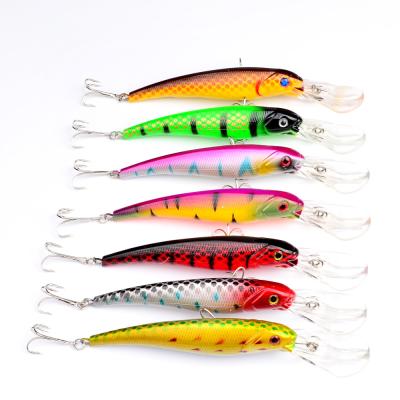 China Vivid Fish Action 28g 165mm Hook 2# Bait Swimming Fishing Lures Minnow Bait Sinking Hard Minnow For Wholesale for sale