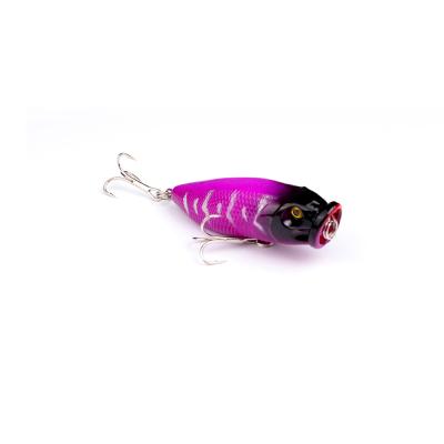 China 2021 Topwater Vivid Fish Swimming Action Wholesale Hard Plastic 6 Colors Groundbait Saltwater Trolling Lure Snap for sale