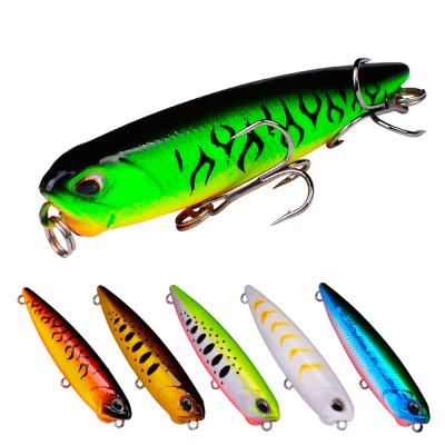 China Vivid Fish Action 65mm 70mm Freshwater Top Bass 5.5g Swimming Hardbody Fishing Lures Plastic Snap Lure Bait for sale