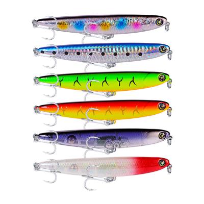 China High Quality 9 ABS 14g Color 115mm Custom Pencil Bait Swim Hard Plastic Bait Vivid Fish Action Fishing Lures for sale