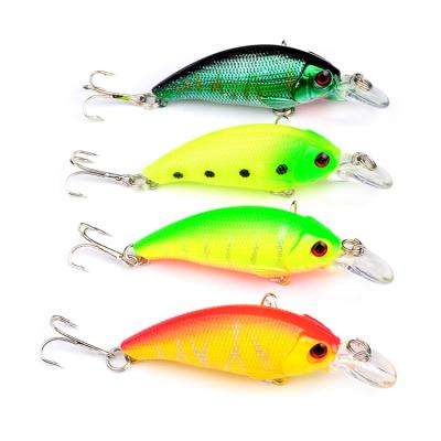 China Hot Selling Vivid Fish Action Amazon Swimming 4 Colors 75mm 8g Fishing Lures Crankbaits Crank Hard Baits for sale