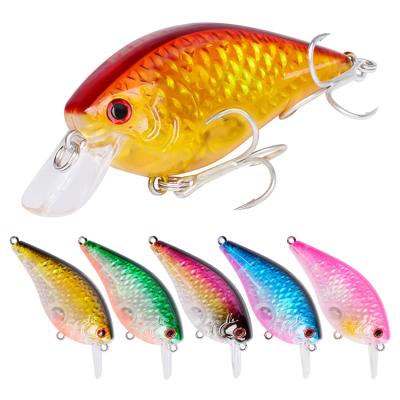 China Vivid Fish Action Multi Colors 10.5g 16g 70mm 80mm Fising Swimming Lures Fishing Hard Wobbler Plastic Crank Baits for sale