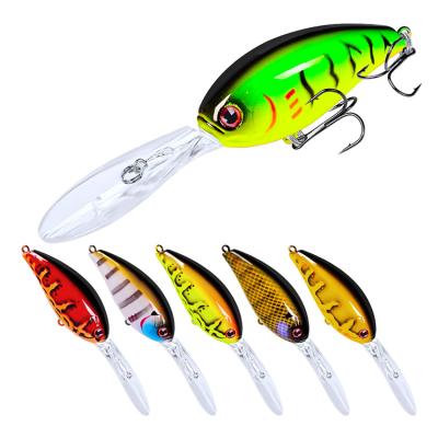 China 2021 115mm Vivid Fish Action Bait 18g High Quality Swimming Trout Best Fishing Lures Easy To Catch Real Fish Crankbait for sale