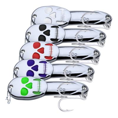 China Vivid Fish Action 5 Color Swimming Artificial Metal Bait 59.5mm 7g 15g 28g Lure Spoon Silver Color Fishing Lures for sale