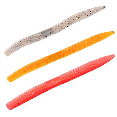 China Vivid Fish 14cm Big Action 8G Larva Saltwater Flying Fish Lure Swimming Wacky Freshwater Soft Fishing Worms / Worm Lure for sale