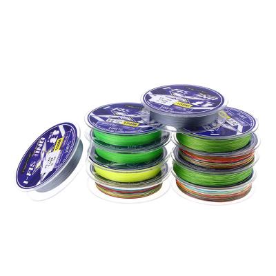 China Colorful High Density High Abrasion Resistance Super Strong Spinning Traction Pe Braided Fishing Leader Line Custom for sale