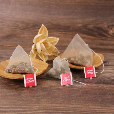 China Different tea biodegradable drawstring empty filter tea bags with strings for sale