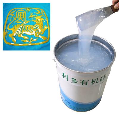 China REACH Heat Resistant 35 Shore A Hardness Glossy Silicone For Surface Coating for sale