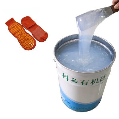 China ISO OEM Flexible Flame Retardant Silicone For Anti Slipping Socks for sale