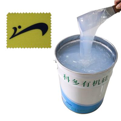 China Acid Resiatant 20kg Liquid Clear Silicone Rubber For glossy printing for sale