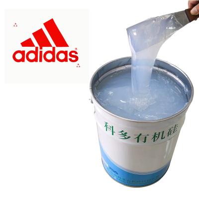 China High Density 8.1 MPa 18 Shore A Hardness 2 Part Liquid Silicone Rubber for sale