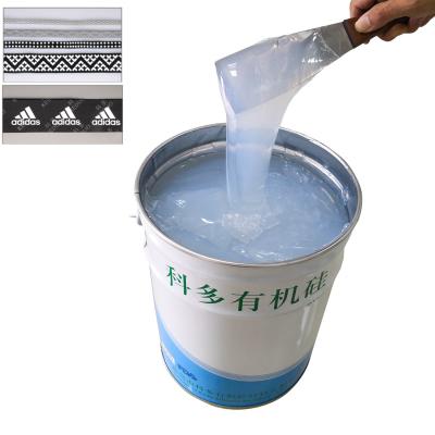 China 28 Shore A Hardness 8.3 MPa Water Based Screen Printing Ink For Elastic Webbing for sale